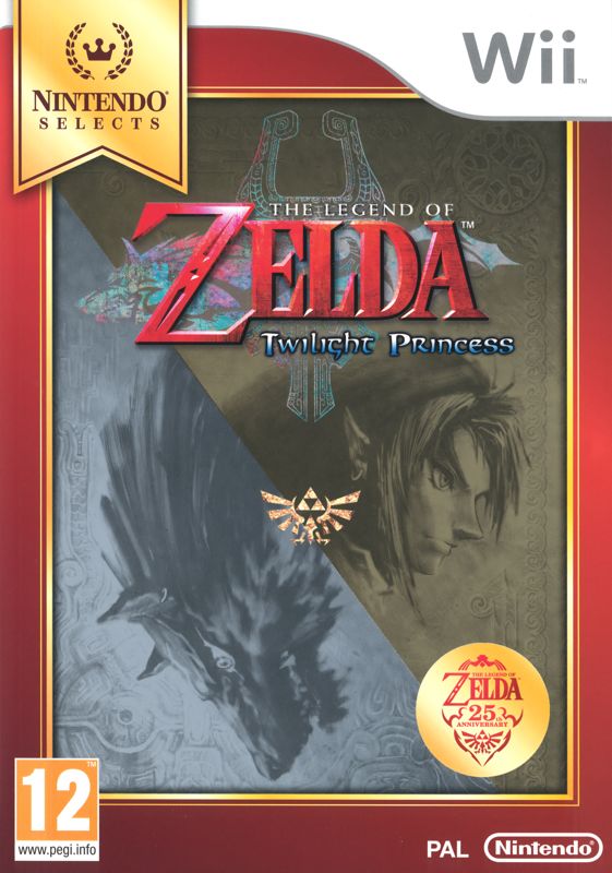 Front Cover for The Legend of Zelda: Twilight Princess (Wii) (Nintendo Selects release)