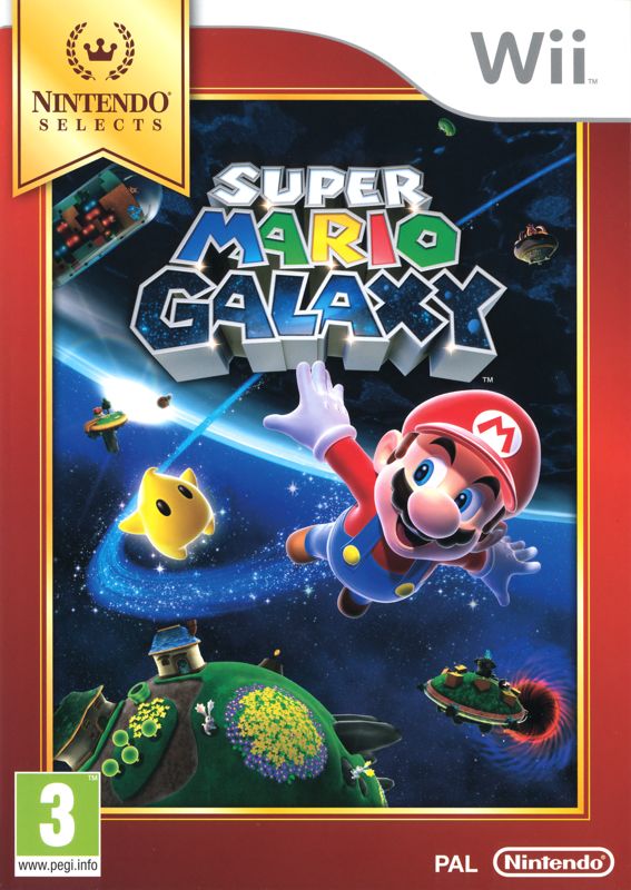 Front Cover for Super Mario Galaxy (Wii) (Nintendo Selects release)