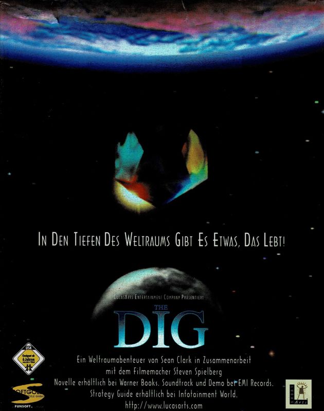 Back Cover for The Dig (DOS) (Re-release)