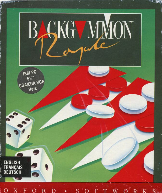 Front Cover for Backgammon Royale (DOS)