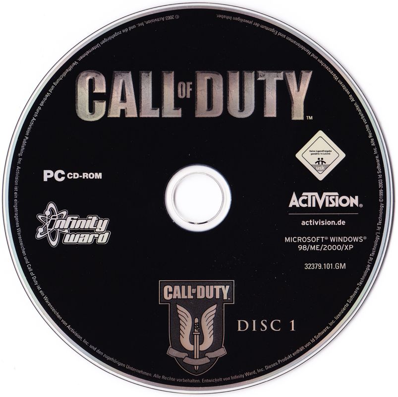 Media for Call of Duty: Deluxe Edition (Windows): Call of Duty - Disc 1