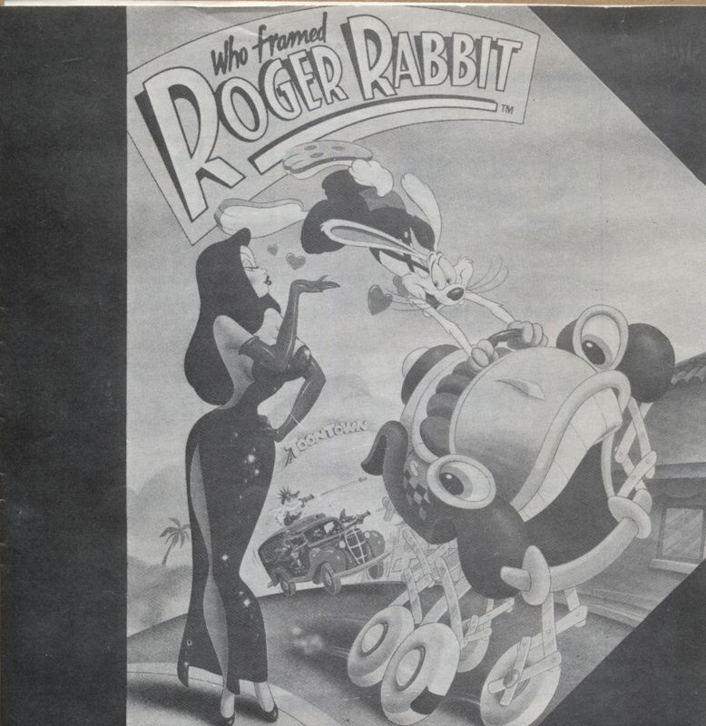 Manual for Who Framed Roger Rabbit (DOS)