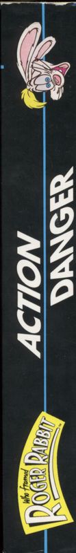 Spine/Sides for Who Framed Roger Rabbit (DOS): Left/Right