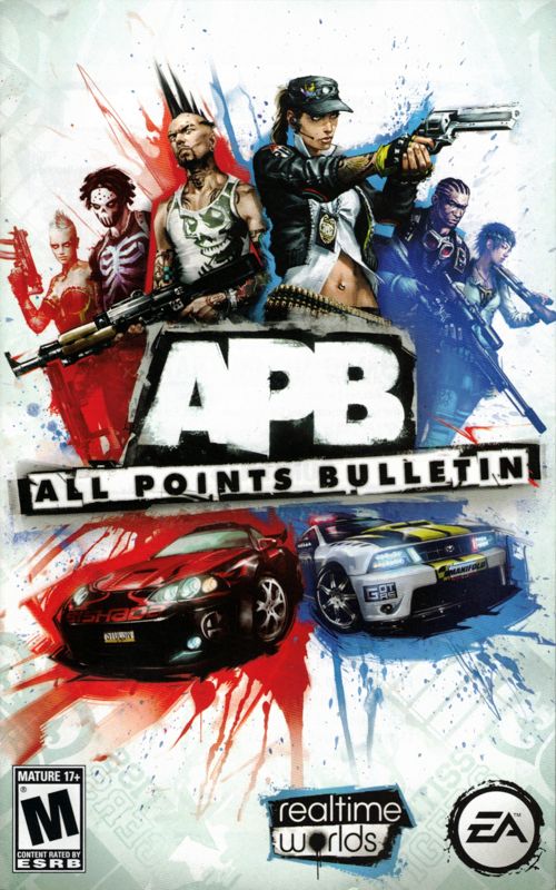 APB: All Points Bulletin cover or packaging material - MobyGames