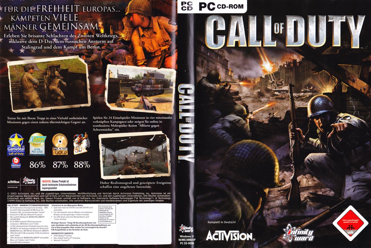 Other for Call of Duty: Deluxe Edition (Windows): Call of Duty - Keep Case - Full Cover