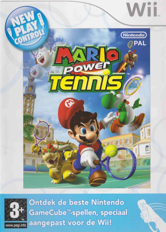 Front Cover for Mario Power Tennis (Wii)