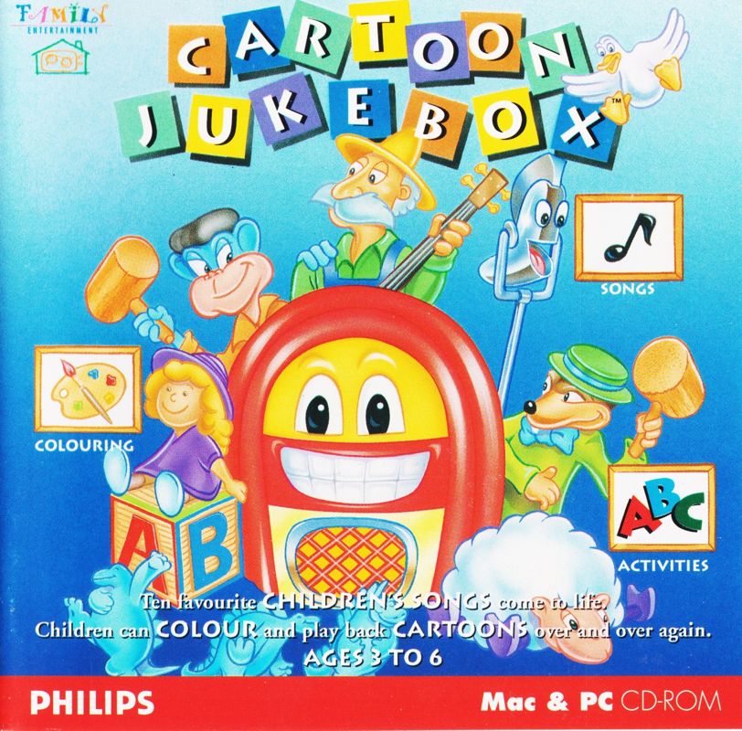 Other for Cartoon Jukebox (Macintosh and Windows 3.x): Jewel Case - Front