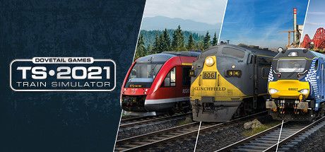 Front Cover for Train Simulator (Windows) (Steam release): Cover art after renaming the game to TS 2021 Train Simulator