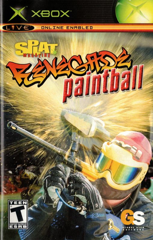 Manual for SPLAT Magazine: Renegade Paintball (Xbox): Front