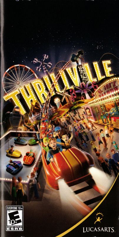 Manual for Thrillville (PSP): Front