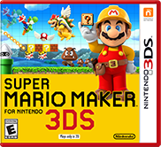 Front Cover for Super Mario Maker for Nintendo 3DS (Nintendo 3DS) (eShop release): 1st version