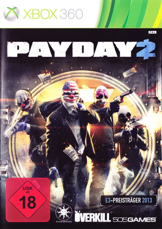 Front Cover for Payday 2 (Xbox 360)
