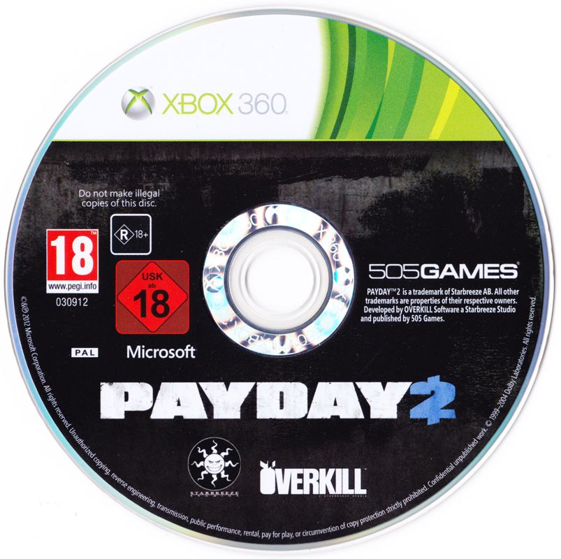 Media for Payday 2 (Xbox 360)