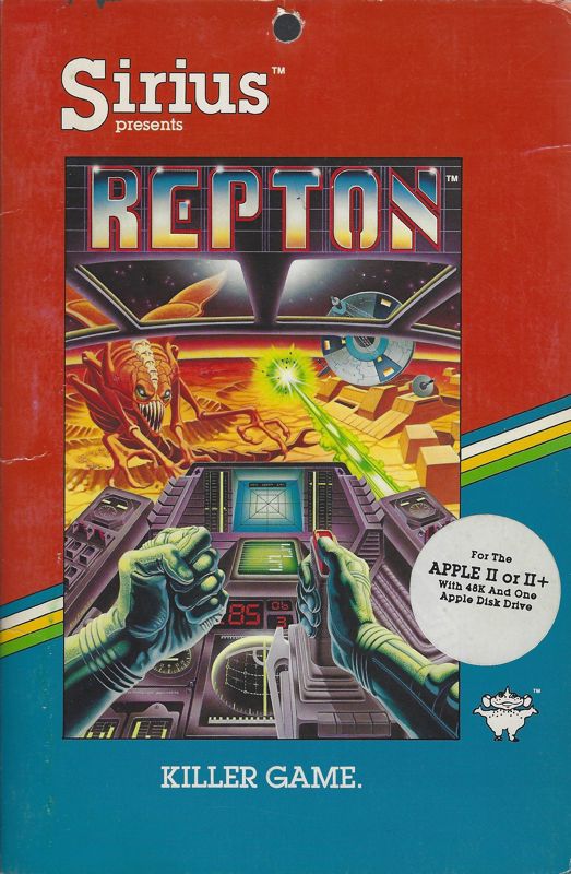 Front Cover for Repton (Apple II)