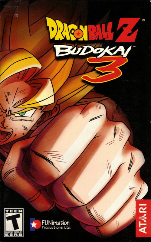 Manual for Dragon Ball Z: Budokai 3 (PlayStation 2): Front