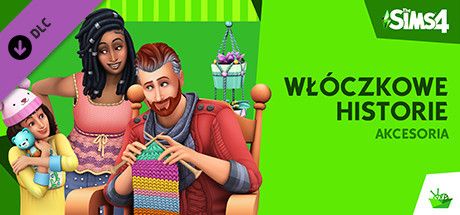 Front Cover for The Sims 4: Nifty Knitting Stuff Pack (Windows) (Steam release): Polish version
