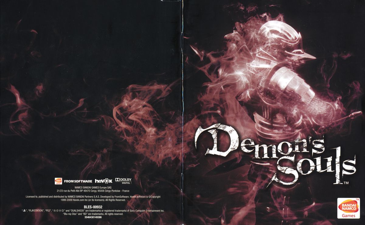 Manual for Demon's Souls (PlayStation 3): Full