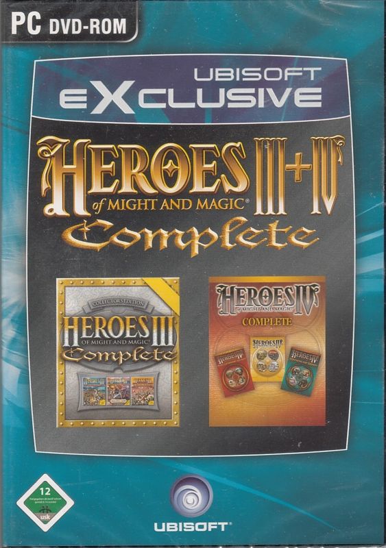 Front Cover for Heroes of Might and Magic III+IV: Complete (Windows) (Ubisoft eXclusive release)
