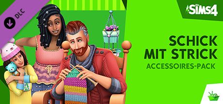 Front Cover for The Sims 4: Nifty Knitting Stuff Pack (Windows) (Steam release): German version