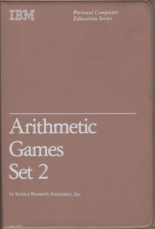 Front Cover for Arithmetic Games Set 2 (DOS)