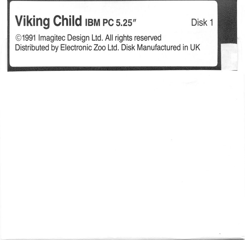 Media for Prophecy: Viking Child (DOS): Disk 1