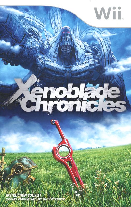 Manual for Xenoblade Chronicles (Wii) (Bundled with Red Classic Controller Pro): English - Front