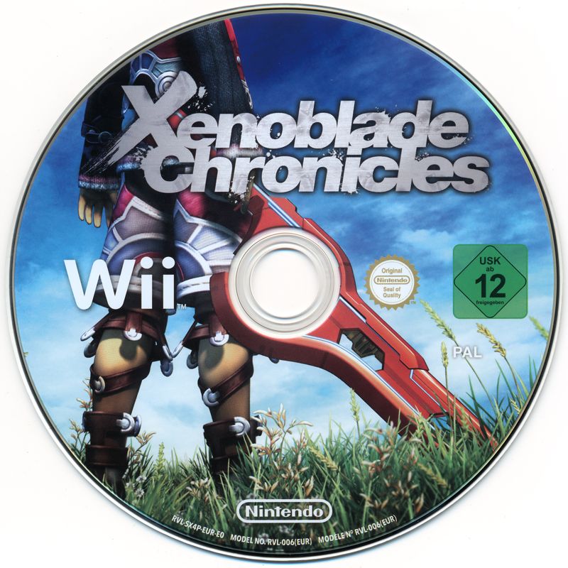 Media for Xenoblade Chronicles (Wii) (Bundled with Red Classic Controller Pro)