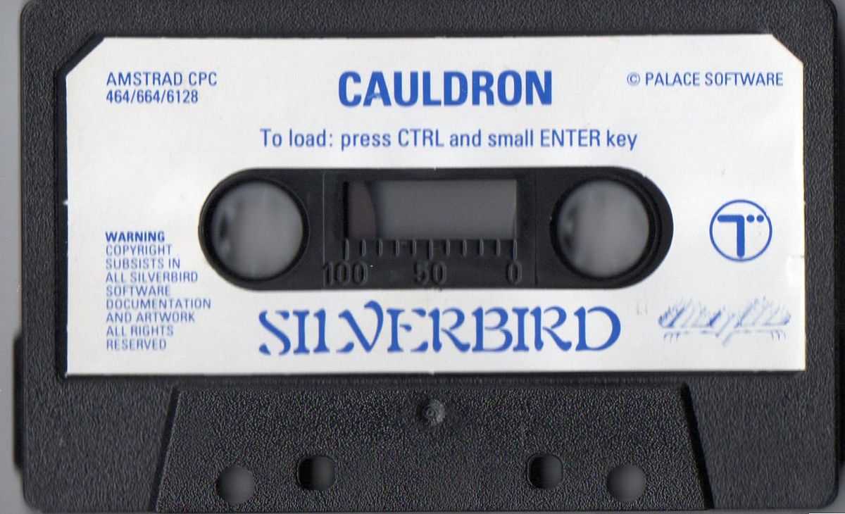 Media for Cauldron (Amstrad CPC) (Silverbird budget release)