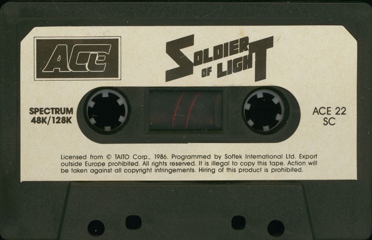 Media for Soldier of Light (ZX Spectrum)