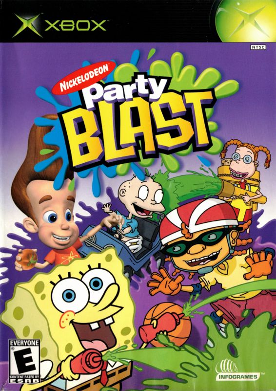 Front Cover for Nickelodeon Party Blast (Xbox)