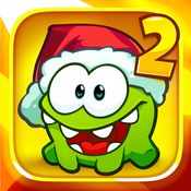 Front Cover for Cut the Rope 2 (iPad and iPhone): Holiday themed version
