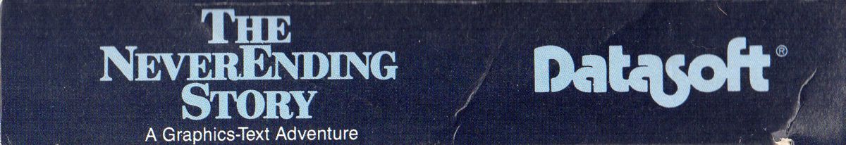 Spine/Sides for The Neverending Story (Atari 8-bit and Commodore 64): Top/Bottom