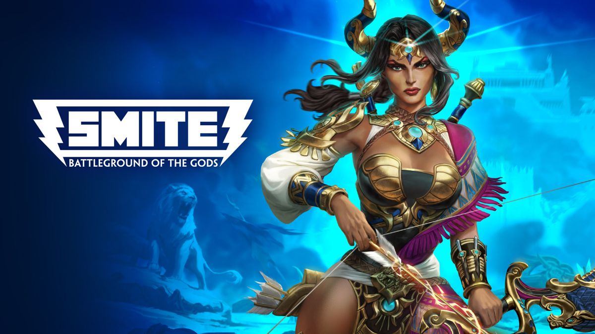 Front Cover for Smite: Battleground of the Gods (Nintendo Switch) (download release): New Goddess: Ishtar