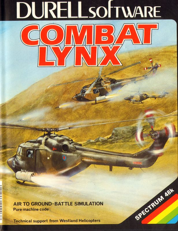 Front Cover for Combat Lynx (ZX Spectrum) (Original 1984 release)