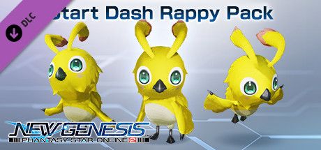 Front Cover for Phantasy Star Online 2: New Genesis - Start Dash Rappy Pack (Windows) (Steam release)