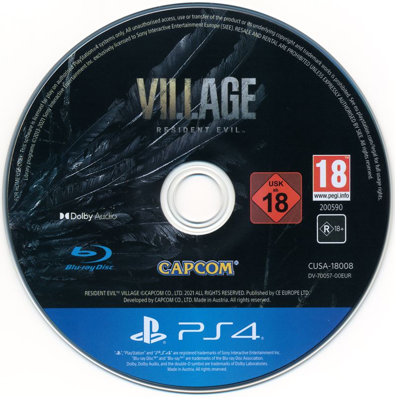Media for Resident Evil: Village (PlayStation 4)