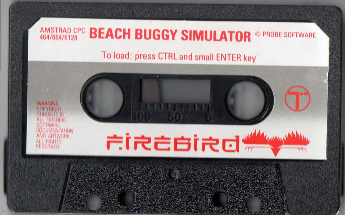 Media for Beach Buggy Simulator (Amstrad CPC)