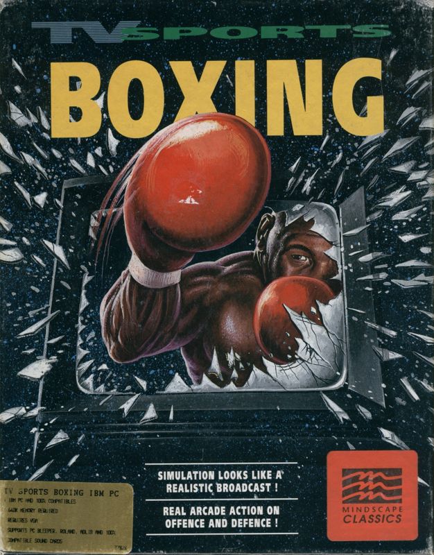 Front Cover for ABC Wide World of Sports Boxing (DOS) (Mindscape Classics release)