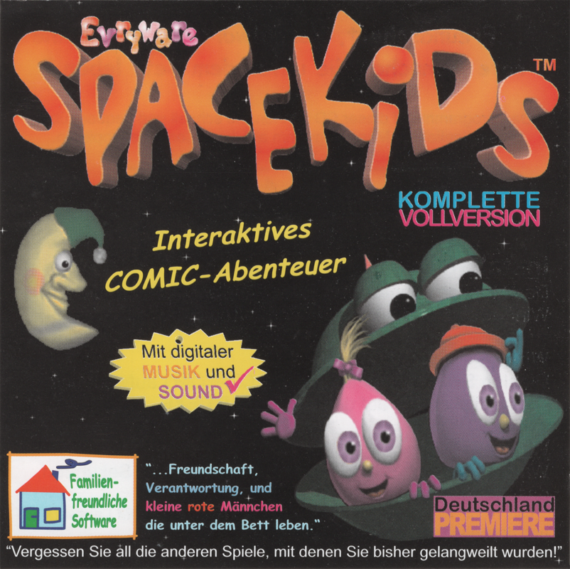 Other for SpaceKids (DOS): Jewel Case - Inlay Front
