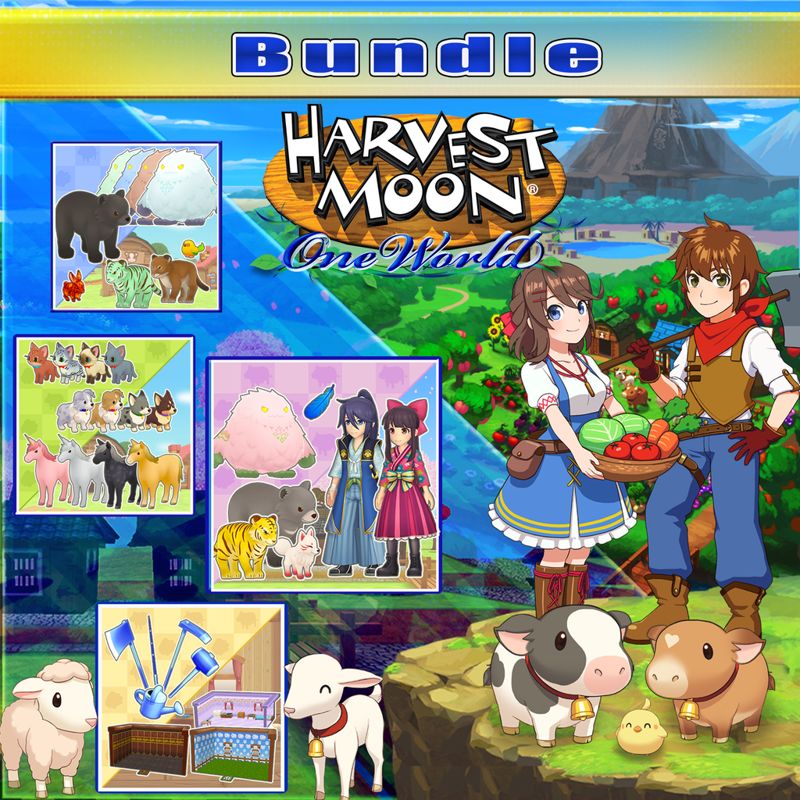 Front Cover for Harvest Moon: One World Bundle (PlayStation 4) (download release)