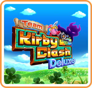 Front Cover for Team Kirby Clash Deluxe (Nintendo 3DS) (download release): 1st version