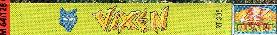 Spine/Sides for Vixen (Commodore 64)