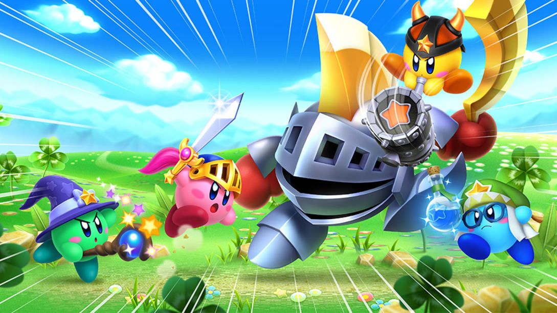 Front Cover for Team Kirby Clash Deluxe (Nintendo 3DS) (download release): 2nd version