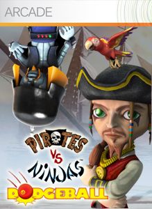 Front Cover for Pirates vs. Ninjas Dodgeball (Xbox 360) (XBLA release)