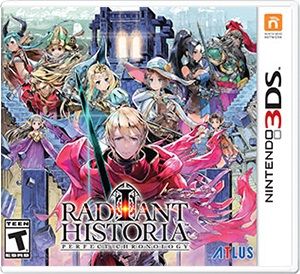 Front Cover for Radiant Historia: Perfect Chronology (Nintendo 3DS) (download release): 1st version
