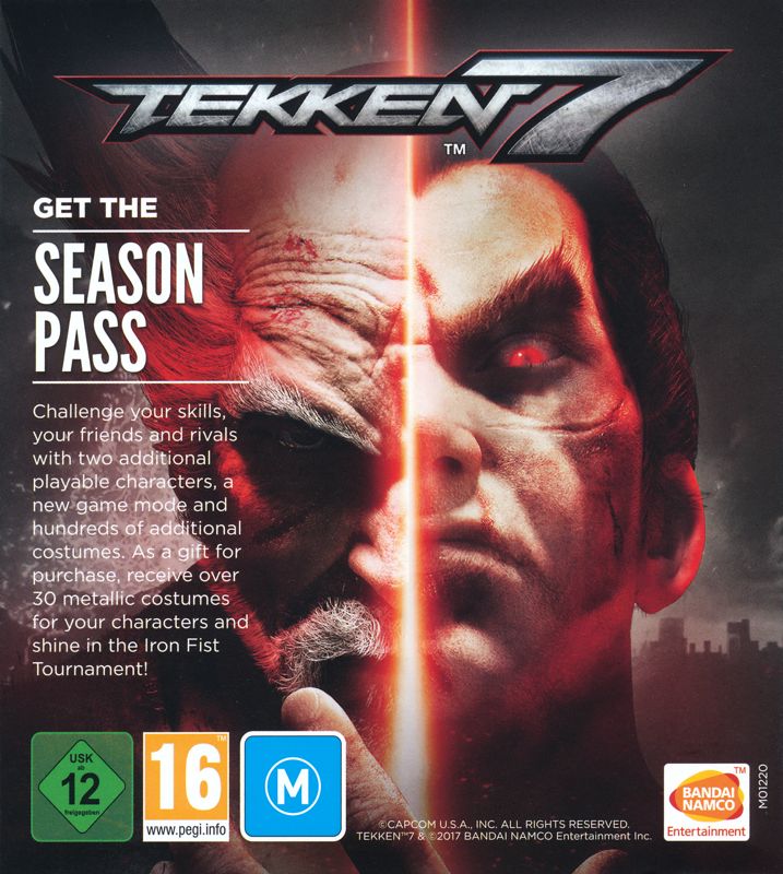 Advertisement for Tekken 7 (Xbox One): Season Pass - Front