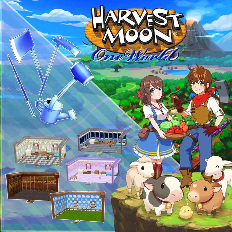 Front Cover for Harvest Moon: One World - Interior Design and Tool Upgrade Pack (PlayStation 4) (download release)