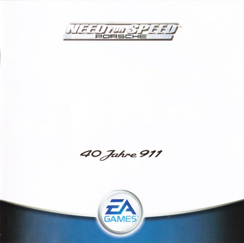 Manual for Need for Speed: Porsche Unleashed (Windows) (40th Anniversary of the Porsche 911 Edition including audio disc): Front