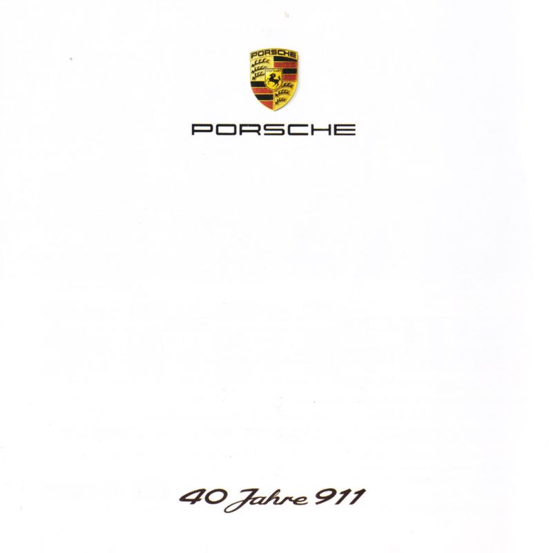 Manual for Need for Speed: Porsche Unleashed (Windows) (40th Anniversary of the Porsche 911 Edition including audio disc): Back