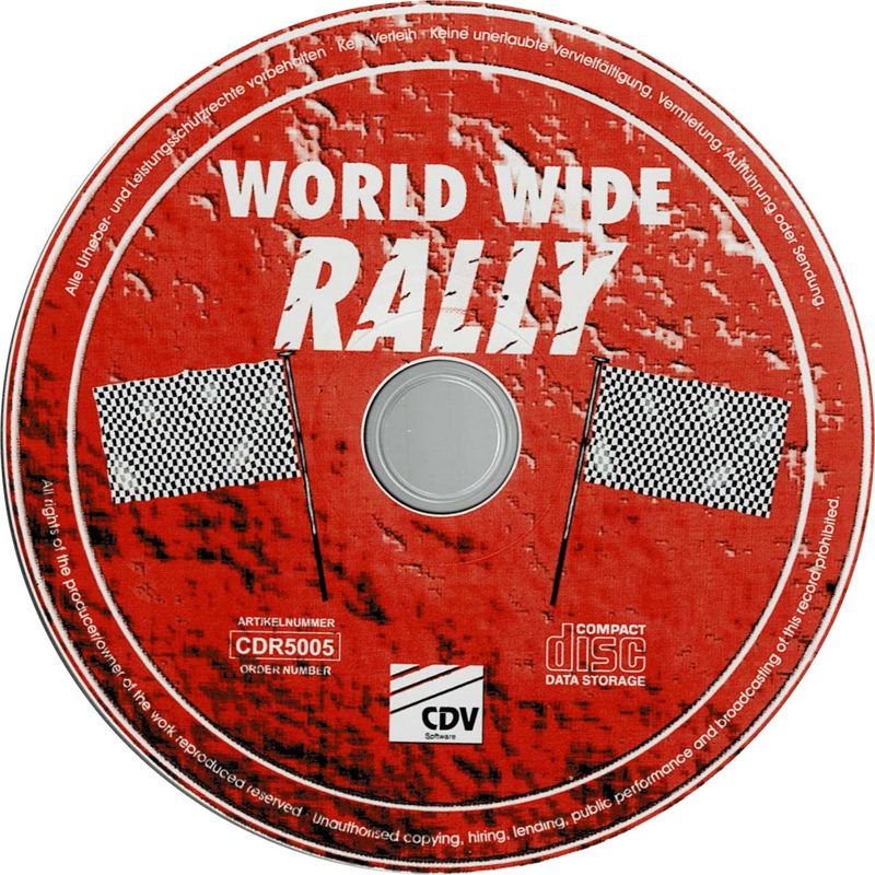 Media for World Wide Rally (DOS)